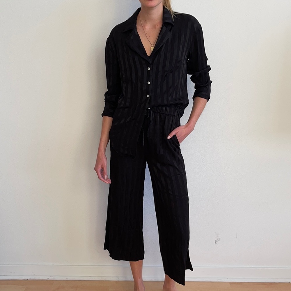 Black chique pyjama set L’Academie Revolve